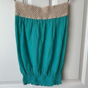 Arden B Strapless Halter Top